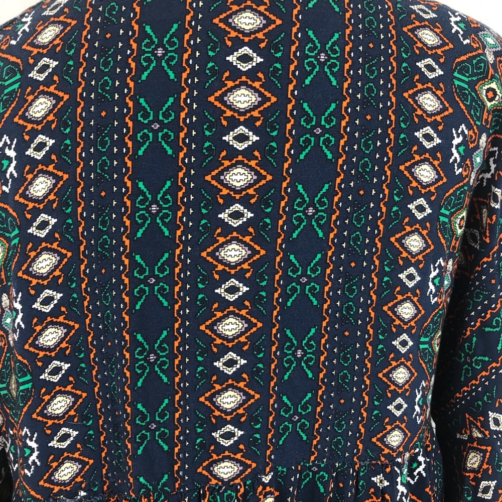 I. Madeline Midi Dress Aztec Print - Picture 9 of 11